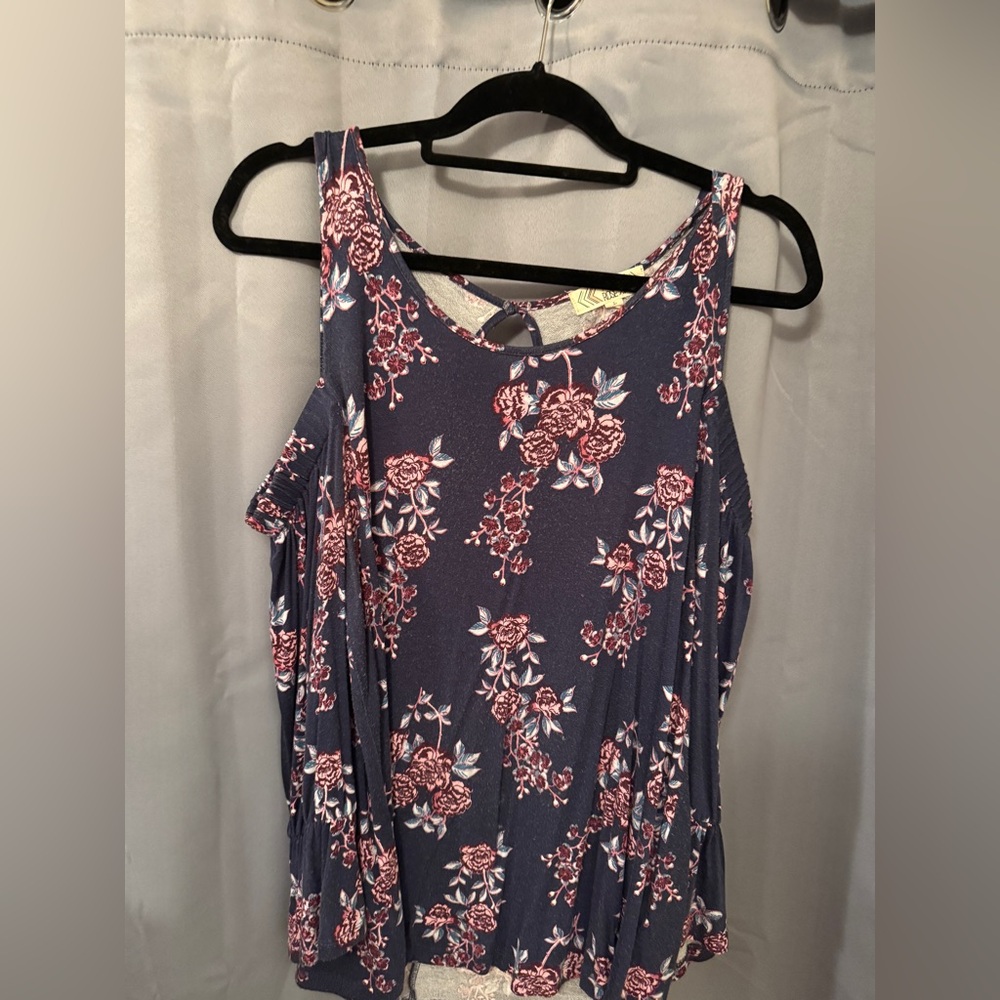 Rose & Olive Navy Floral Shirt